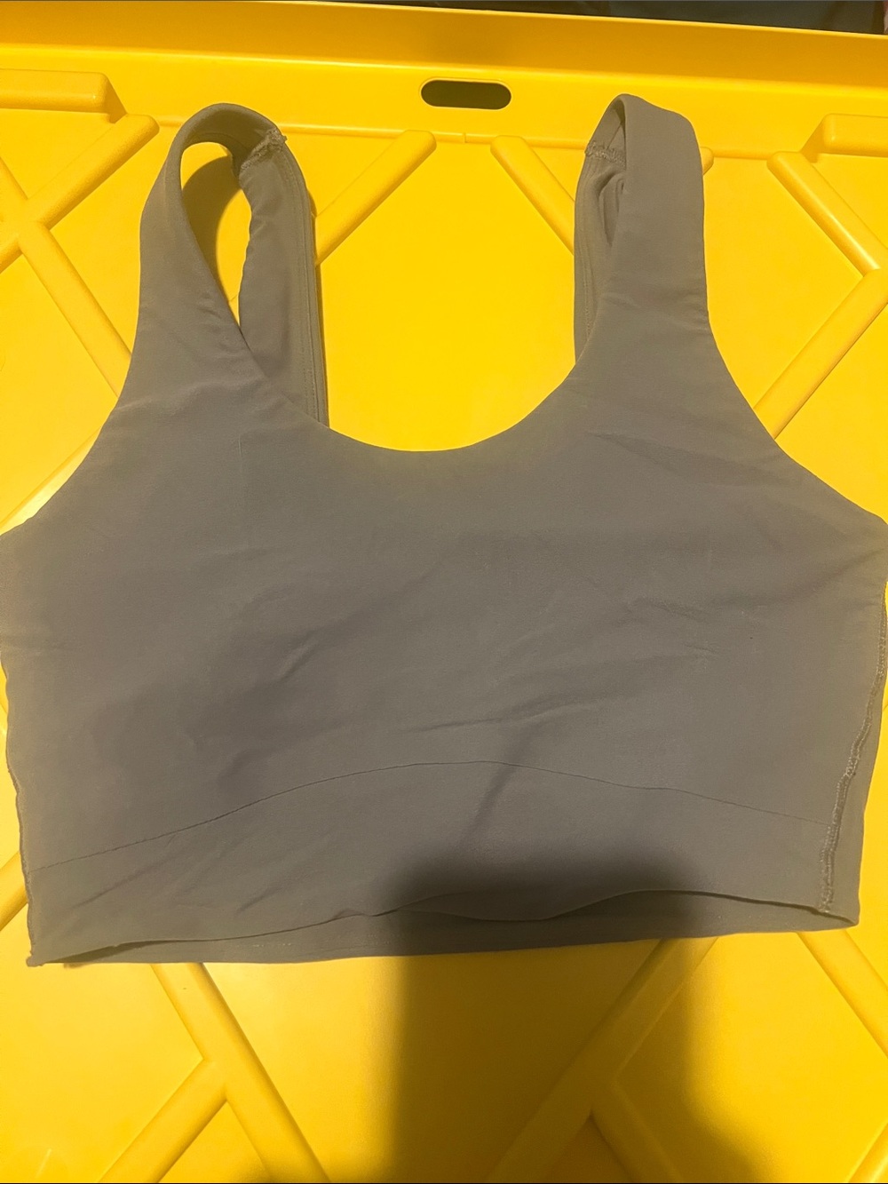 all in motion gray sports bra